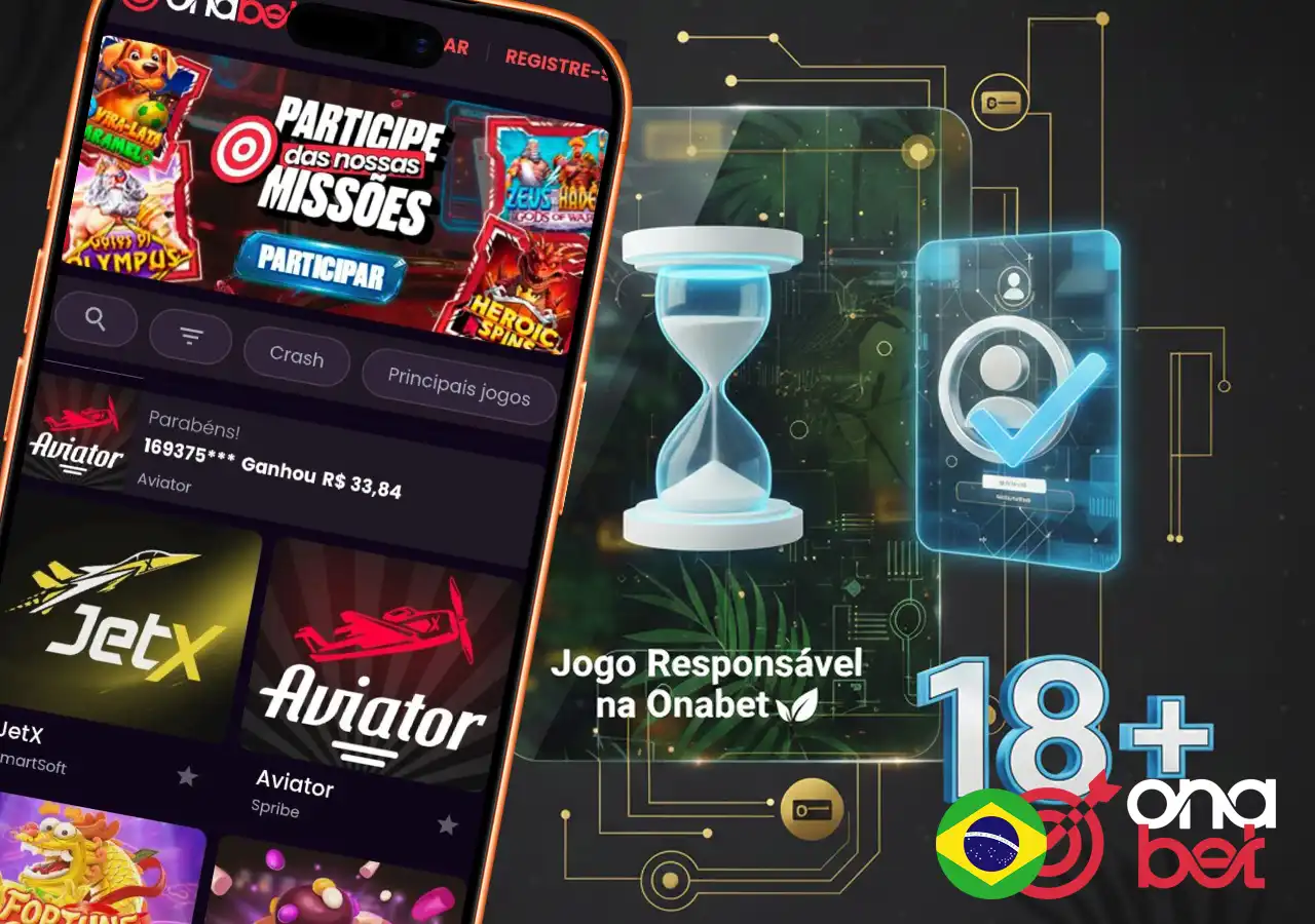 Ferramentas de jogo responsável e proteção ao jogador na plataforma Onabet Brasil.